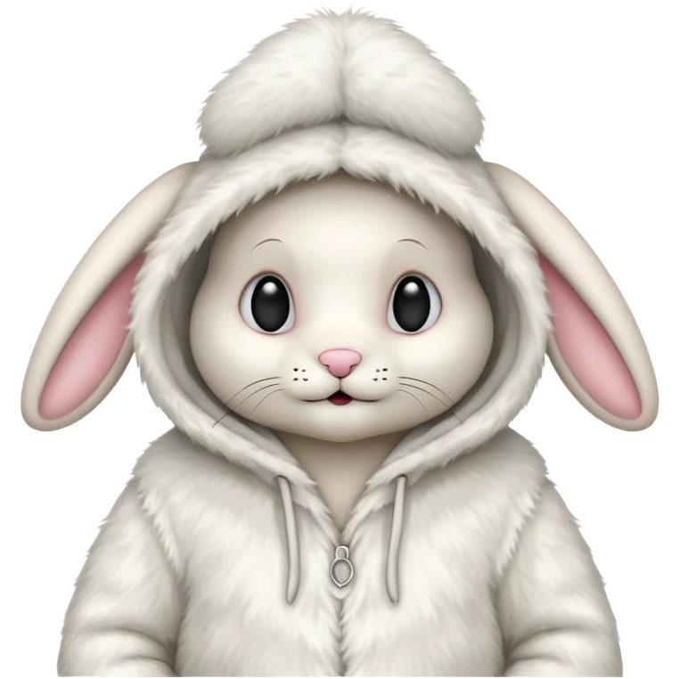 hooded bunny emoji