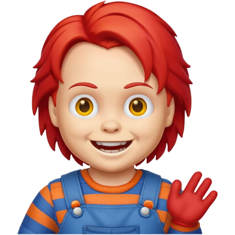 Un emojin de chuky emoji