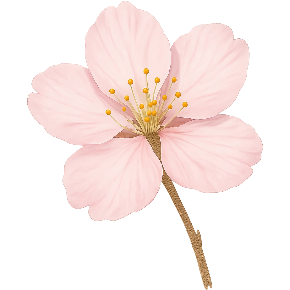 sakura cherry blossom flower, remove background emoji