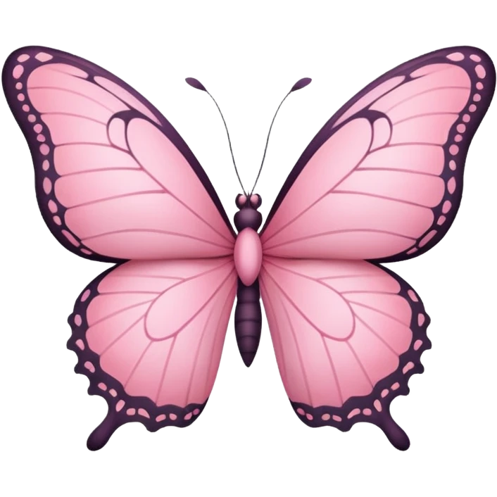 pink butterfly emoji