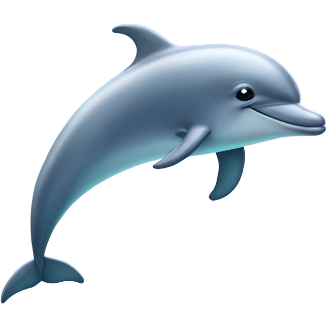 Dolphin with sparkles emoji