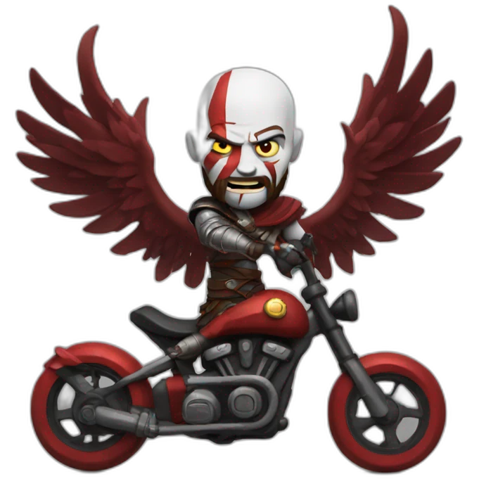Kratos ride bike emoji