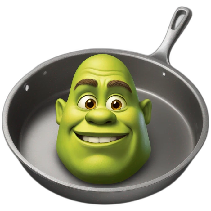 shrek on the pan emoji