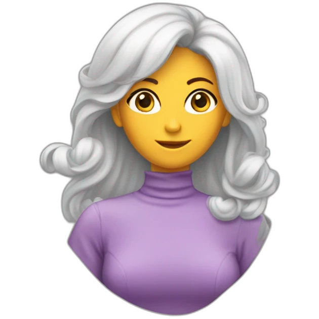 una donna che ha un vestito che diventa invisibile, fallo mentre è invisibile emoji