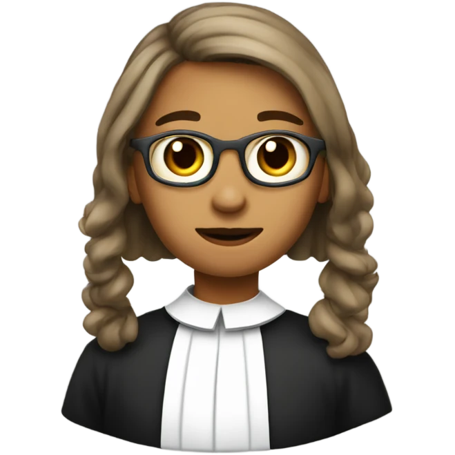 Picture of me in a clerical collar emoji