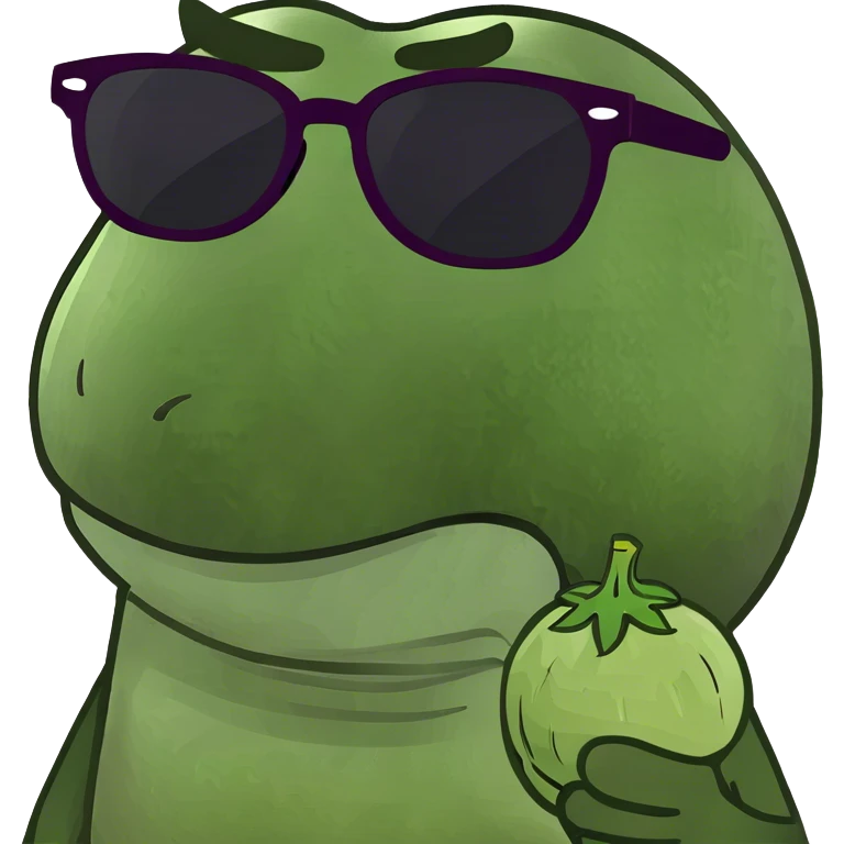 Yellow emoji face with eggplant emoji