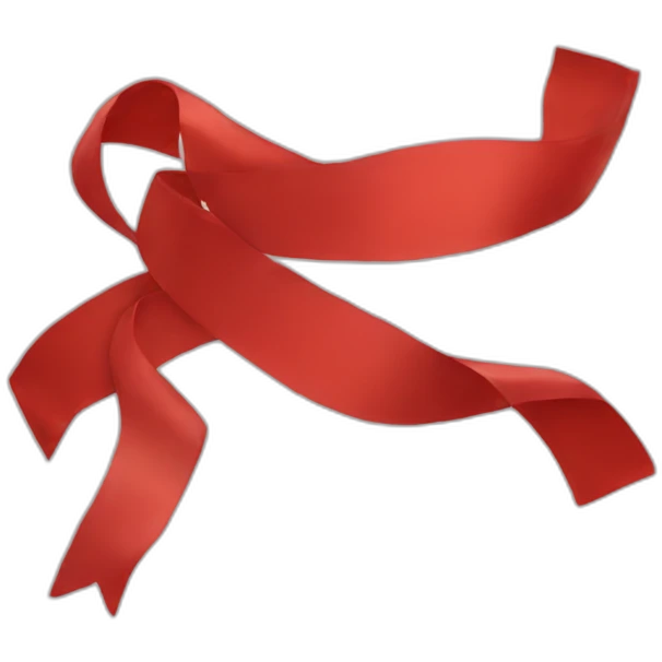 Red-streamer emoji