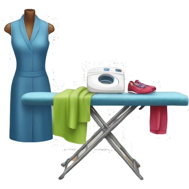 ironman ironing clothes emoji