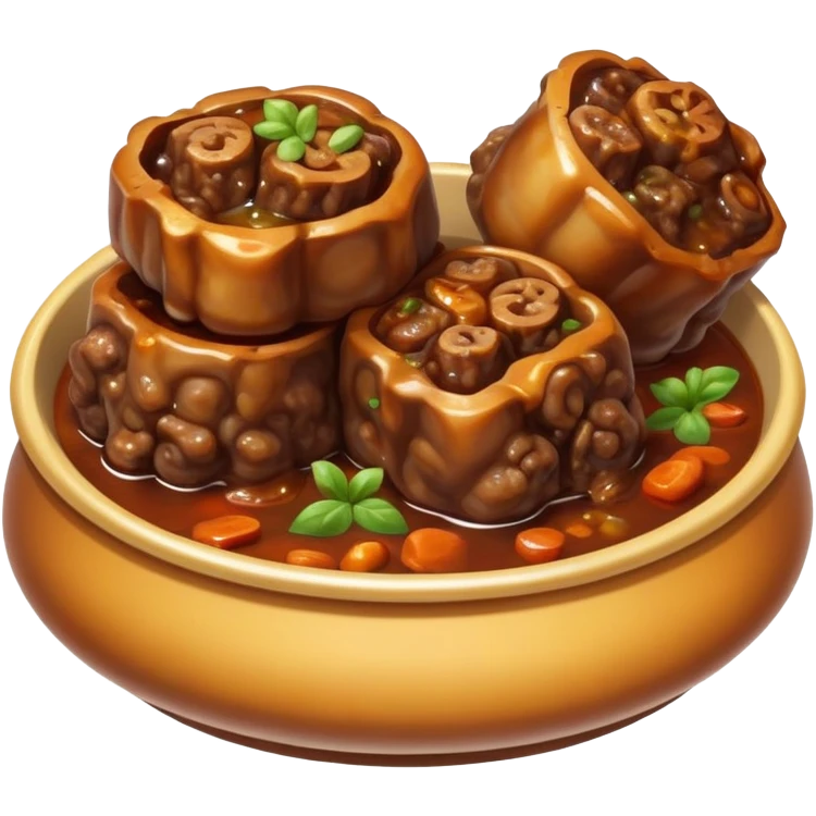 Jamaican ox tail dish simple emoji