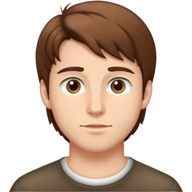 Junge mit Braunen Haaren  emoji