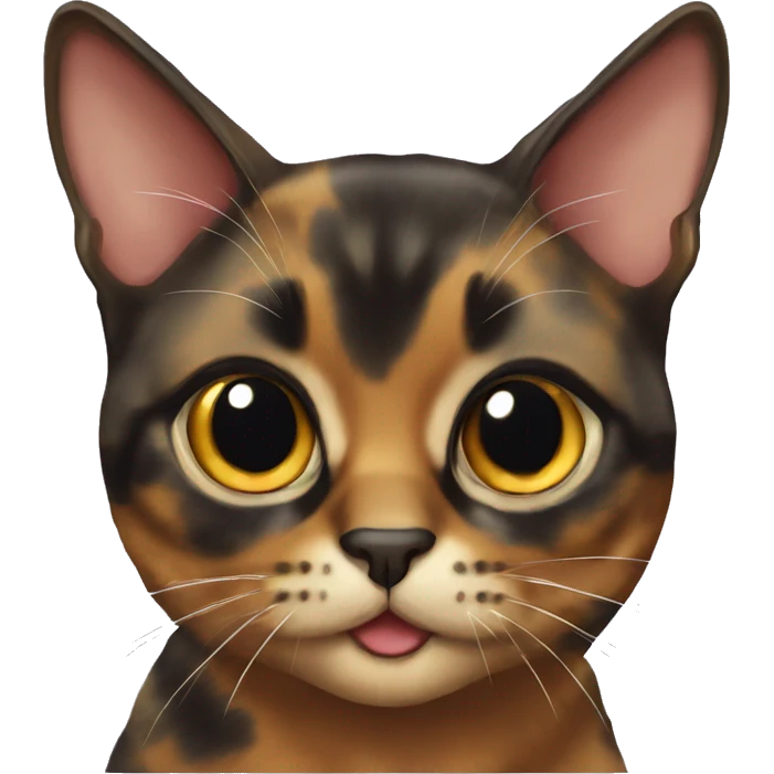Tortie cat emoji