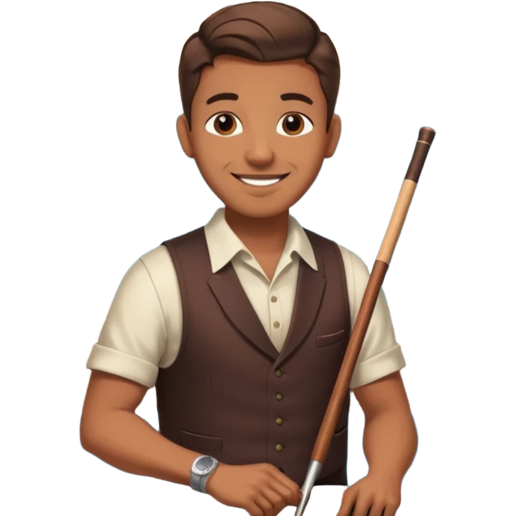 billiard dealer emoji