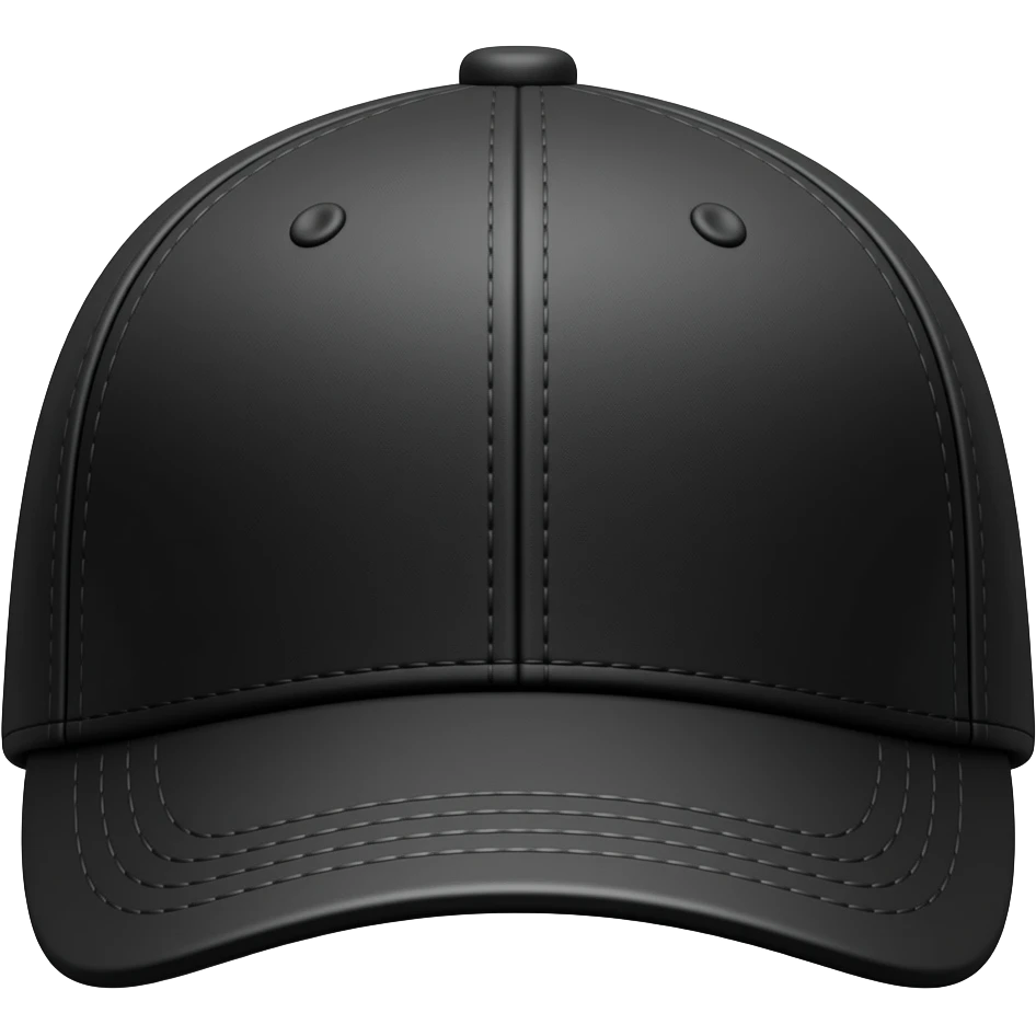 A Black Brixton fiddler cap hat emoji