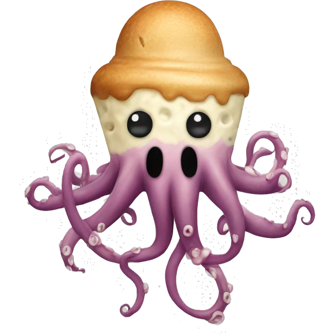 icecream octopus emoji