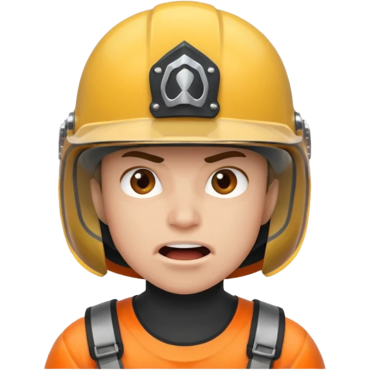 Roller agressif emoji