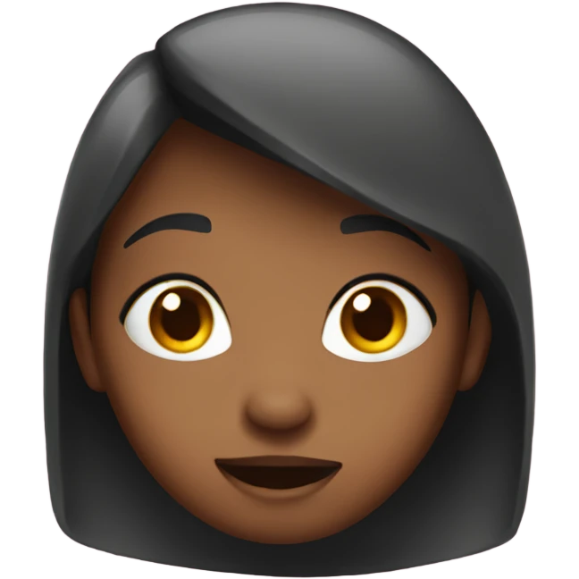 animie girl saying boo emoji