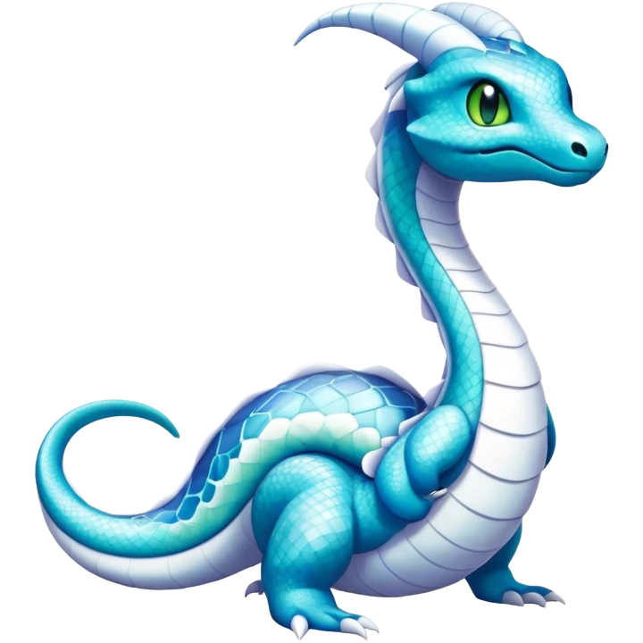 Seviper-Dragonair-Dratini-hybrid, full body, 4 legs emoji
