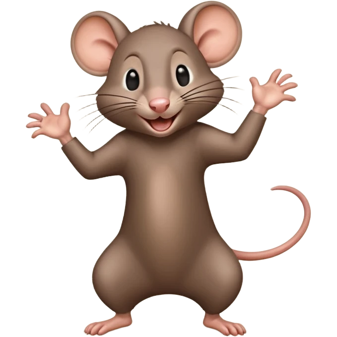 Make a rat dancing emoji
