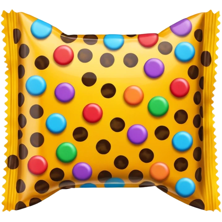 leopard print wrapped candy emoji