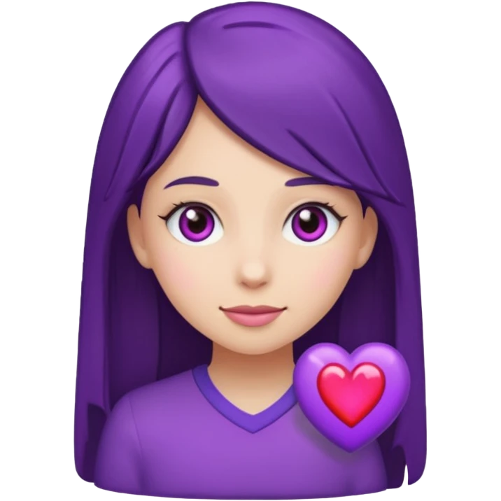 Marcie purple heart emoji emoji