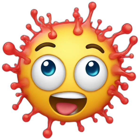 Leukocyte cheering emoji
