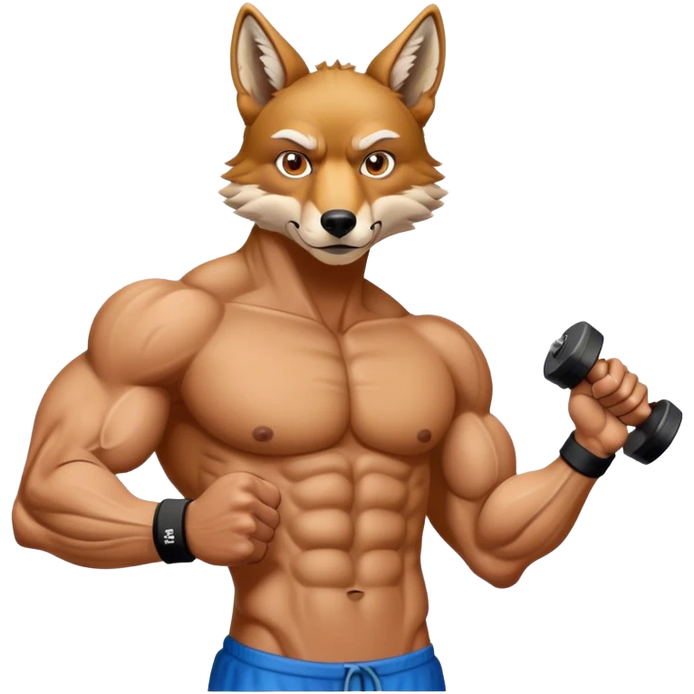Gym Coyote emoji