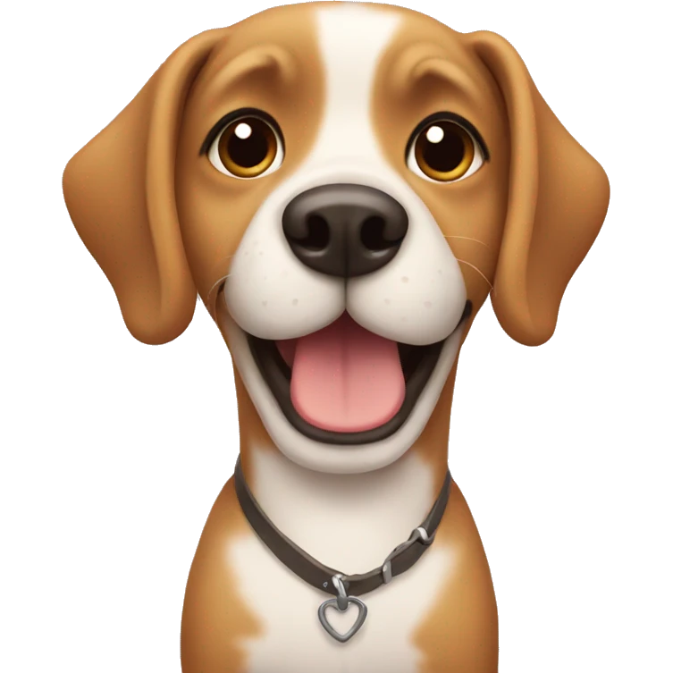 Cute dog emoji