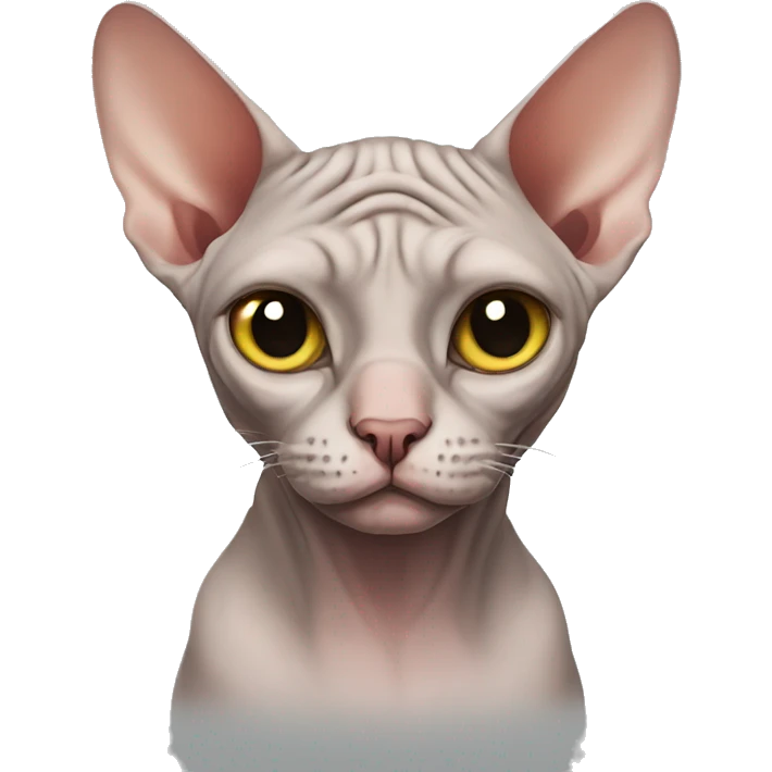 Fat Sphynx cat  emoji