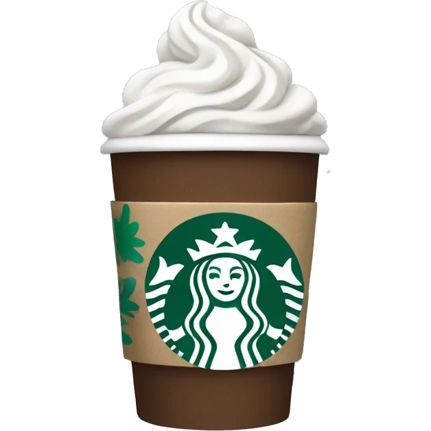 Starbucks winter vibes emoji