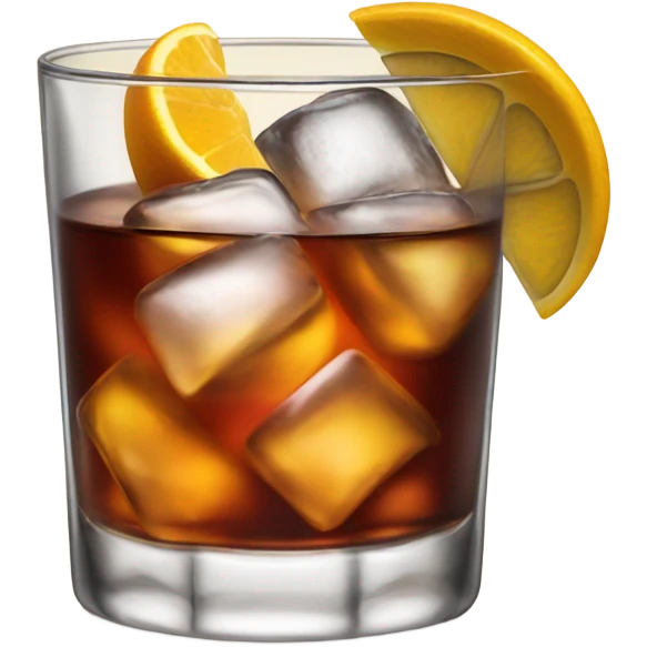 Old fashioned cocktail emoji