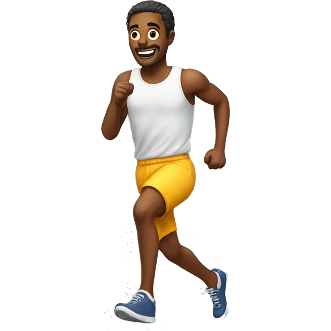 man runnin emoji