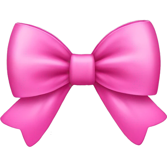 pink bow emoji