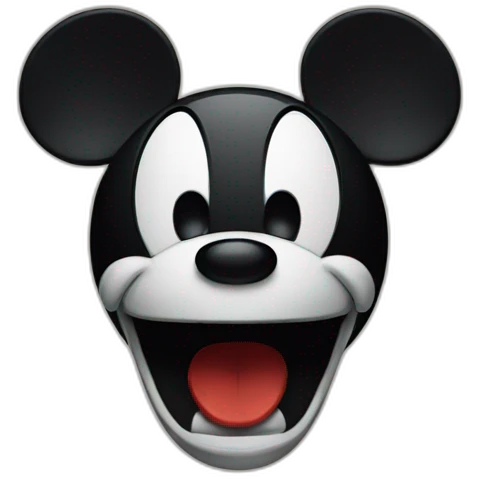 scary mickey emoji