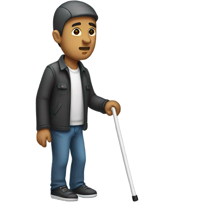Guy that is blind emoji