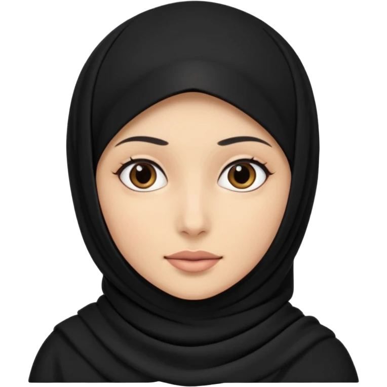Black robber wearing hajab emoji
