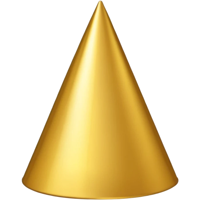 Gorrito de fiesta dorado  emoji