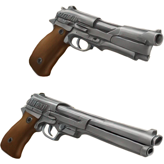 Gun emoji old ￼ emoji