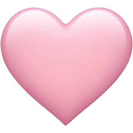 light pink heart  emoji