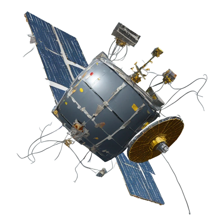 broken satelite emoji