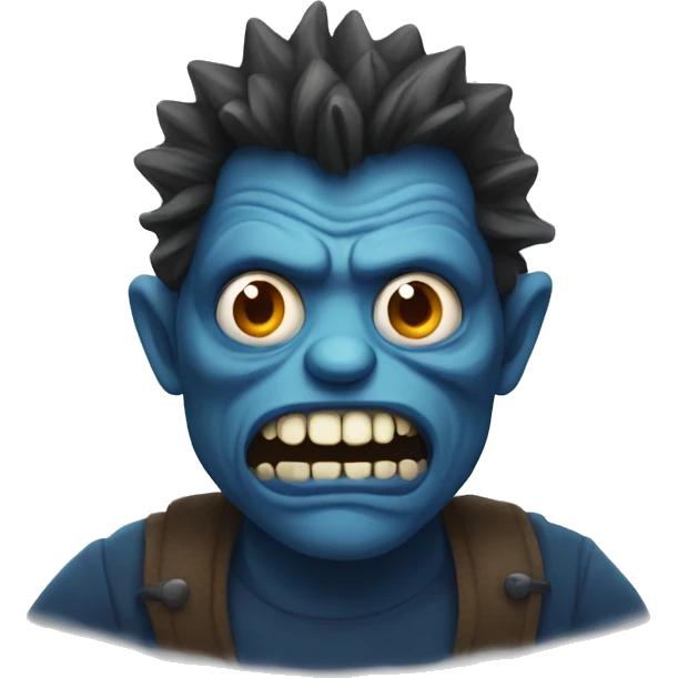 Scary monster graham emoji