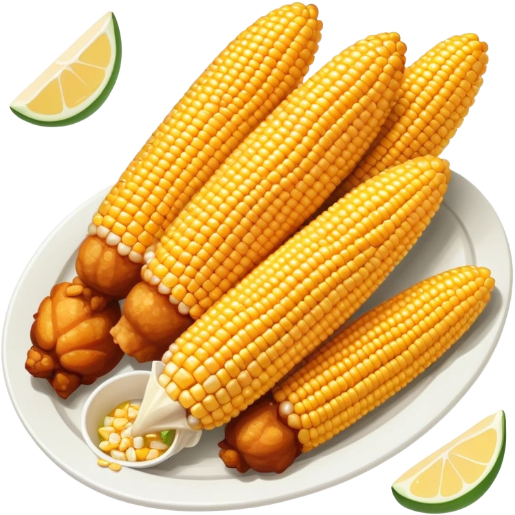 Wing stop corn and wings emoji