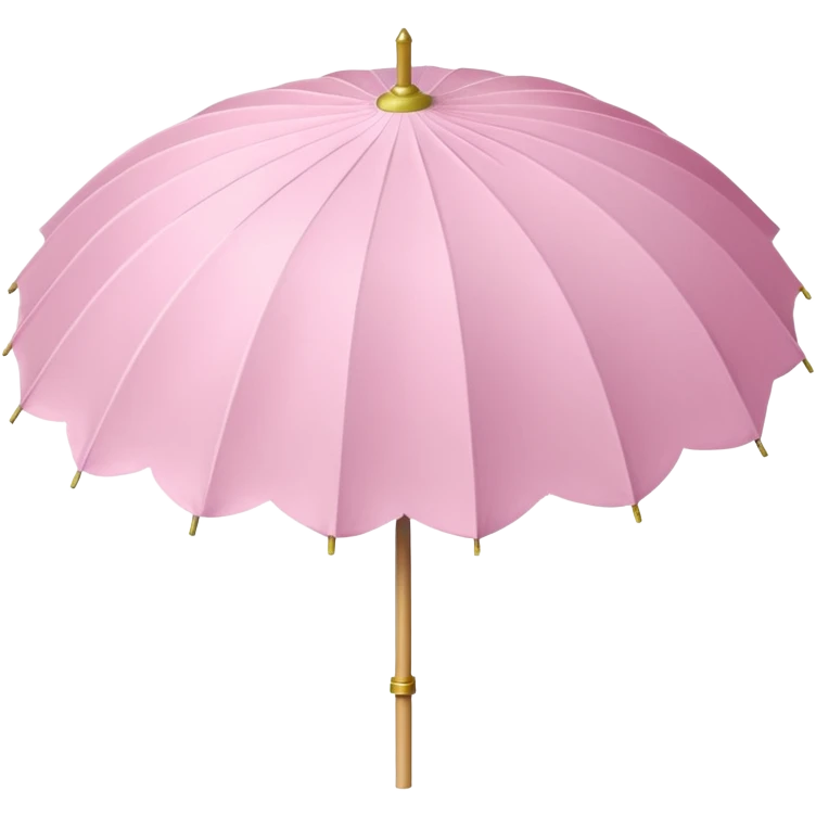 Pastel pink parasol  emoji