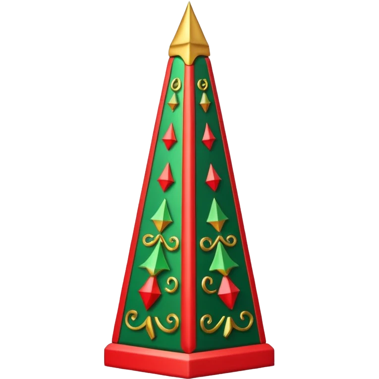 Christmas obelisk emoji