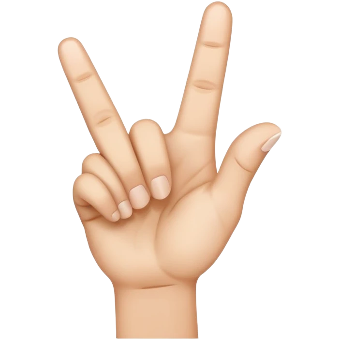 L finger hand sign  emoji
