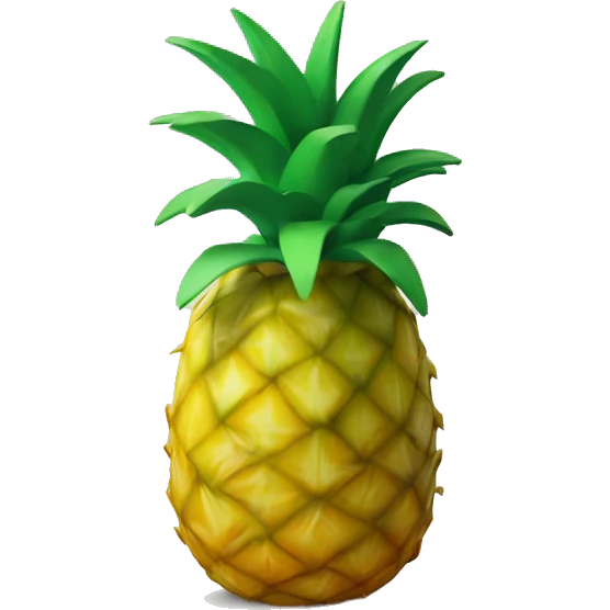 3D Pineapple  emoji