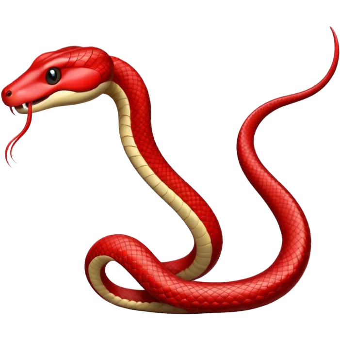 red snake emoji
