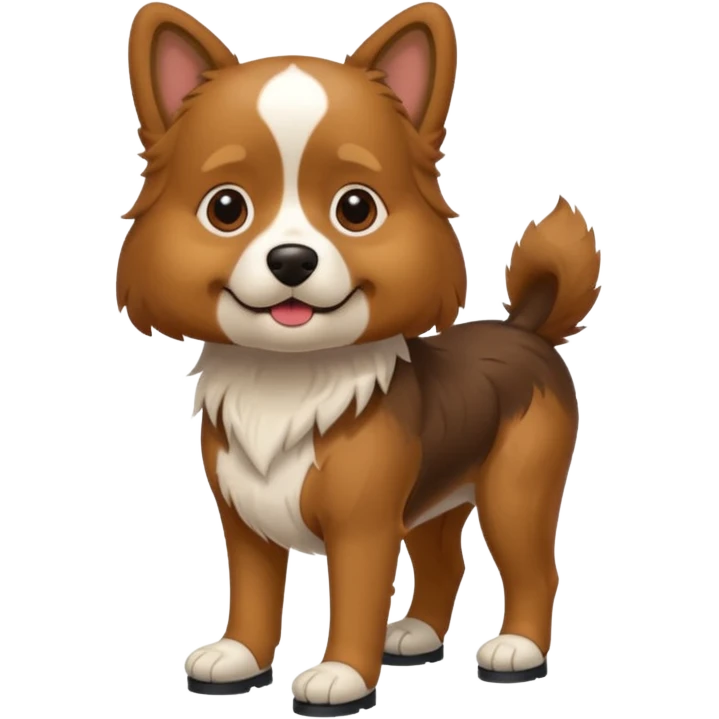 Un perro con zapatos  emoji