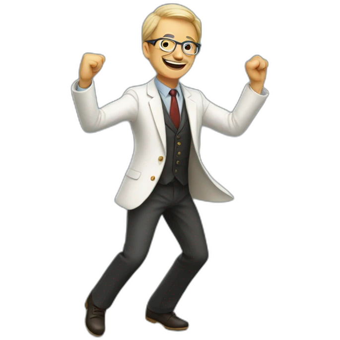 professor dancing emoji