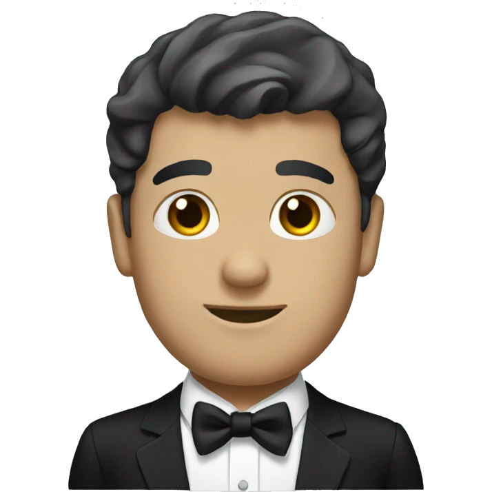 Black tie emoji