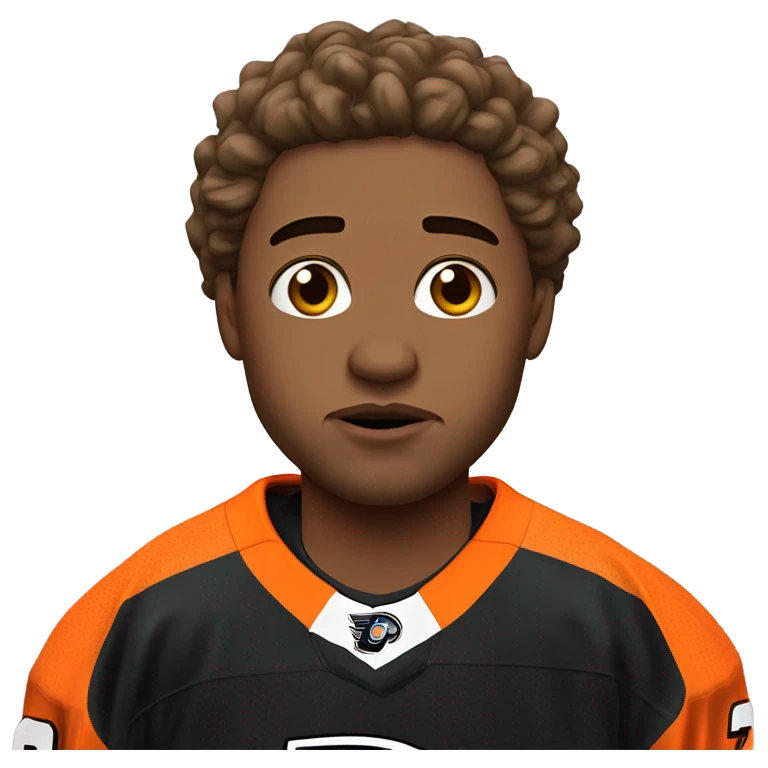 Philadelphia Flyers player crying emoji